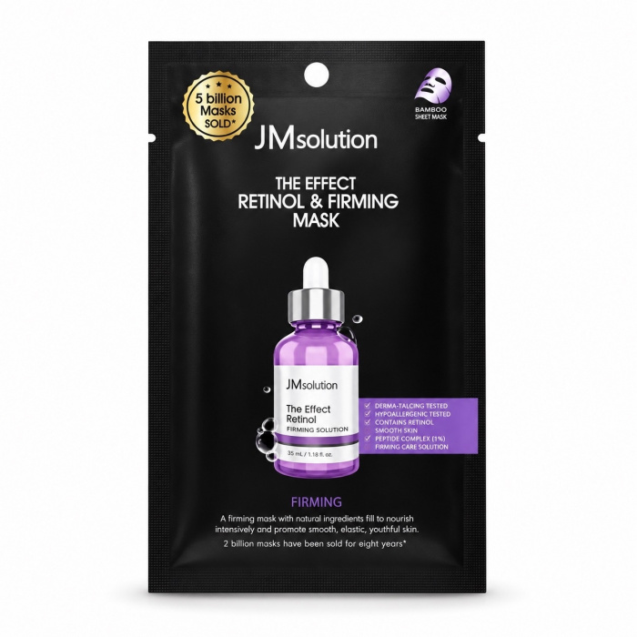 JMsolution Тканевая маска с ретинолом The Effect Retinol & Firming Mask 24 мл