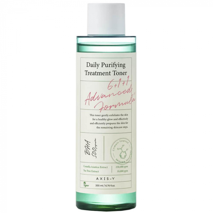 AXIS-Y Тонер для проблемной кожи с центеллой и BHA кислотой Daily Purifying Treatment Toner 200 мл